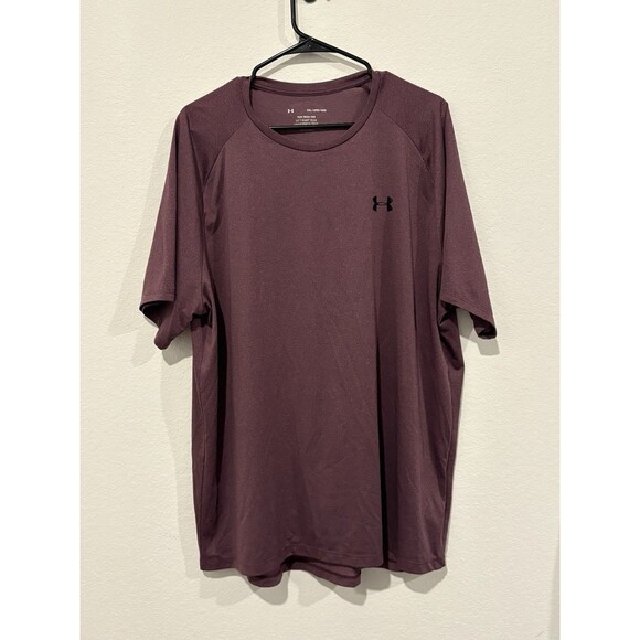 Under Armour Purple Men’s T-Shirt Size XXL 2X - Picture 2 of 8